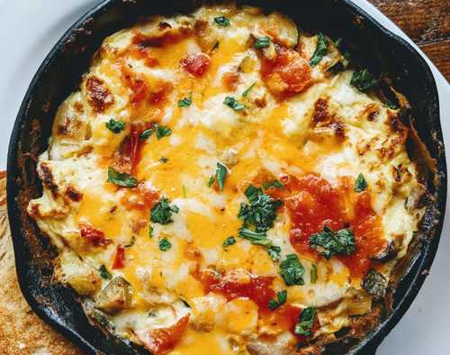 Dutch Oven Fiesta Omelet