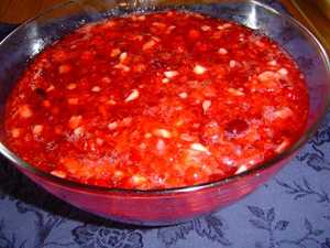 Cranberry, Apple, Pineapple Salad Recipe