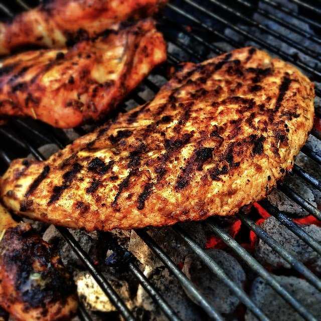 Chicken Breast on grill