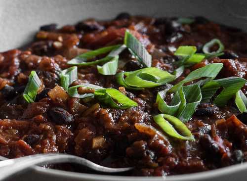 Bean dinner in a Bowl